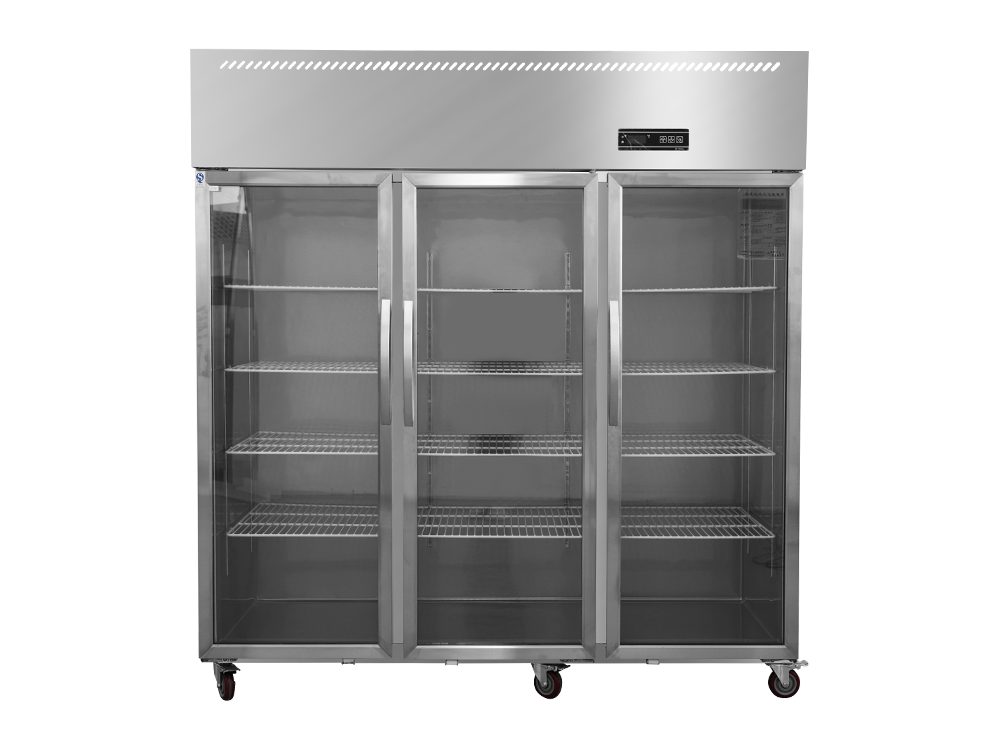 Chiller/freezer Large Three-door Glass Door Fan Cooling