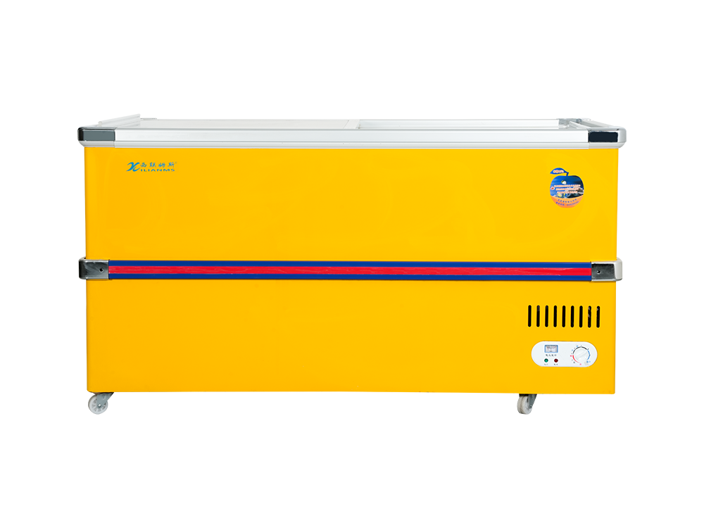 Dual Temperature Freezer Island Showcase