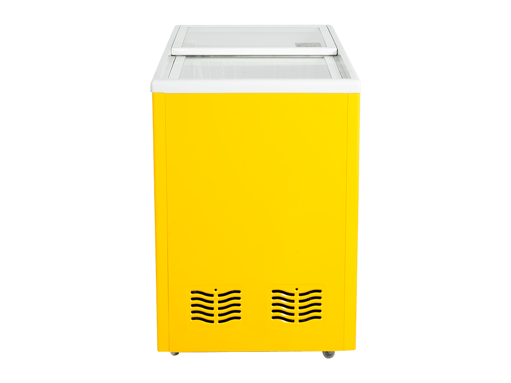 Curved Glass Freezer