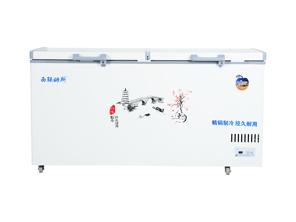 Double-door upright dual-temperature standard freezer